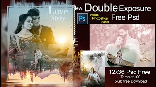 Psd Wedding Double Exposure  Double Exposure Photosho 12x36 Psd [upl. by Roy284]