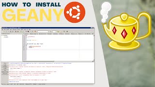 How to install geany Advanced Editor for Ubuntu 2024 [upl. by Gnart]