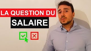 QUELLES SONT VOS PRÉTENTIONS SALARIALES  Parler salaire en entretien dembauche [upl. by Cronin441]