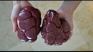 eating Beef Kidney  recipe [upl. by Swagerty]