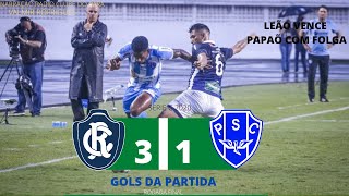 REMO 3 X 1 PAYSANDU  SERIE C 20122020  GOLS DA PARTIDA [upl. by Minier]