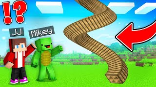 JJ and Mikey Found NEW SPIRAL TRAPDOOR in Minecraft Maizen [upl. by Eibrik]