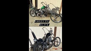 Painting a Harley Black  Chopper Stuff [upl. by Bollinger]