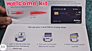 Paisabazaar Step Up Credit Card Pin Generation  StepUp credit card ka pin kaise banaye JNJR NJRJ [upl. by Khalid285]