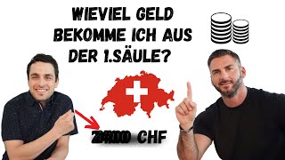 Wieviel Geld aus der 1Säule steht mir zu in der Schweiz 🇨🇭  Berechnung Beispiel und Erklärung 📝 [upl. by Dilisio]