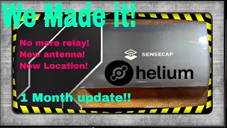 Sensecap M1 Miner Update 1 Month Completed Fixed our relayed status and more [upl. by Laenahtan]