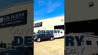 Delivery day at Oliver Travel Trailers to the adventurous days camping rv camper outdoors [upl. by Otina481]