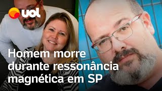 Empresário morre enquanto passava por ressonância magnética em Santos SP [upl. by Lennej]