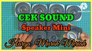 Review Speaker Mini DIY Murah Meriah [upl. by Aydidey]