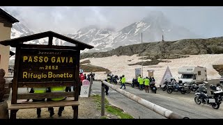 GAVIA  STELVIO  MOLVENO  in moto  6 Luglio 2024 [upl. by Nowd]