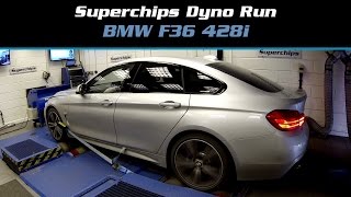 Superchips Dyno Run BMW F36 428i [upl. by Haerb639]