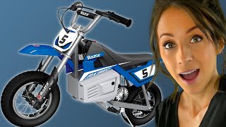 Razor MX350 Dirt Rocket Electric Motocross Bike Review [upl. by Hoi]