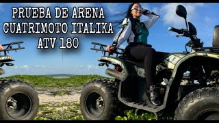 PRUEBA en ARENA Cuatrimoto ITALIKA ATV 180 le dimos a fondo [upl. by Knobloch]