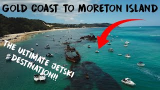 IS THIS THE BEST JETSKI ADVENTURE  Gold Coast to Moreton Island [upl. by Siryt]