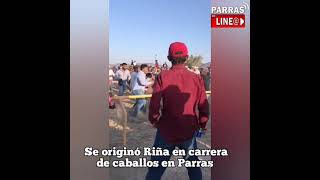 Se originó fuerte Riña durante una carrera de caballos en Parras Coahuila [upl. by Arhaz]