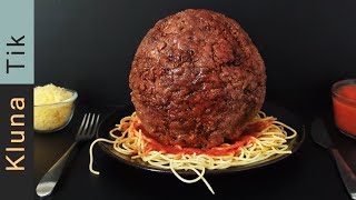 ASMR with a GIANT Meatball 35pound  Eating sounds No Talk [upl. by Belding916]