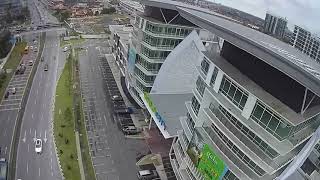 Sjrc f11 drone fly up the gala city in kuching Sarawak [upl. by Mook]