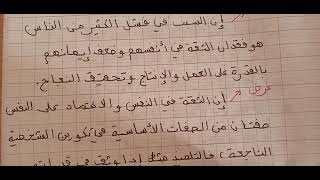 تعبير كتابي عن الثقة بالنفس لجميع المستويات الدراسيةموضوع انشائي عن الثقة بالنفس والاعتماد عن النفس [upl. by Eendys]