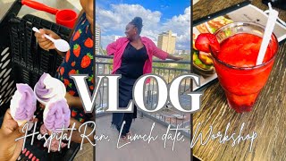 VLOG HOSPITAL RUN JALIYAH ATE VASELINE WORKSHOP  LUNCH DATE BAKIMG SCONES [upl. by Sesilu]