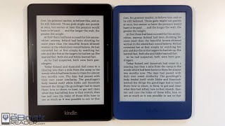 New Kindle for 2022 Screen Comparison Review [upl. by Ravilob892]