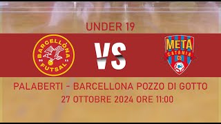 U19 Diretta🎥 Barcellona Futsal vs Meta Catania Bricocity [upl. by Varick]