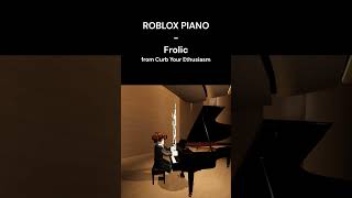 Frolic Curb Your Enthusiasm Credits  Luciano Michelini ROBLOX Piano shorts [upl. by Ohcamac]