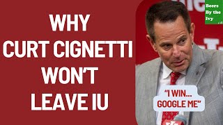 Why Curt Cignetti Stays At IU  Indiana Football [upl. by Dnalyar]