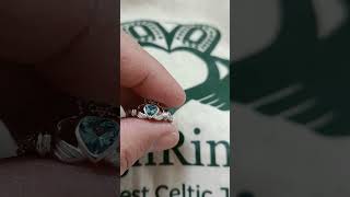 Sterling Silver Birthstone Claddagh Ring handcrafted in Ireland [upl. by Johanna]