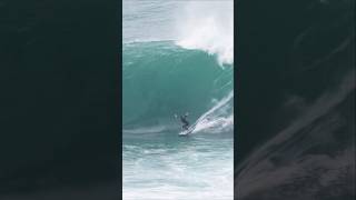 Deadmans Insanity 🤯☠️ Lachie Rombouts charging ⚡️surfer bigwavesurfing deadmans barrel gun [upl. by Mycah]