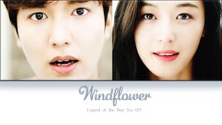 WINDFLOWER LYRICS  Legend of the Blue Sea OST [upl. by Nahsaj]