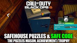 COD Black Ops 6  Safehouse Puzzles and Safe Code Guide How to Open the Safe [upl. by Aiehtela979]