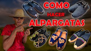 Como HACER alpargatas LLANERAS tejidas [upl. by Akeber154]