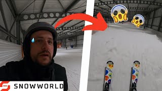 Je teste la plus longue piste de ski indoor de France Le SnowWorld Amnéville Moselle France [upl. by Drahsir]