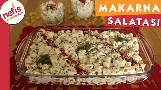 Makarna Salatası  Salata Tarifi  Nefis Yemek Tarifleri [upl. by Kelli]