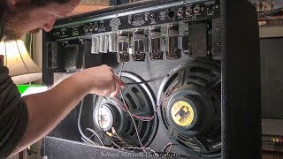 How To Fender Twin Reverb Speaker Replacement [upl. by Asilat866]