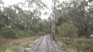 Daylesford Spa Country Railway Driving view Ballato to Daylesford [upl. by Arlo]