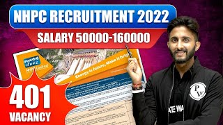 NHPC Recruitment 2022  Salary 50000160000  401 Vacancy [upl. by Inoy]