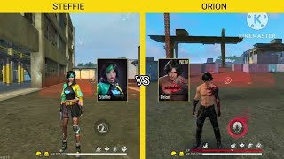 NEW CHARACTER  ORION VS STEFFIE ABILITY TEST FREE FIRE  GARENA FREE FIRE [upl. by Esinaj]