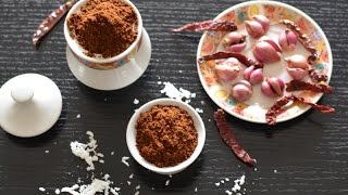 Idi Chammanthi Podi Recipe  How to Make Kerala Chammanthi Podi [upl. by Mayhs]