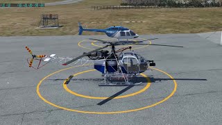 NEW SA 315b LAMA Helicopter for XPlane 12  Review amp Test Flight [upl. by Goto]