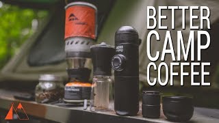 How to Make Coffee While Camping Wacaco MiniPresso [upl. by Halyak514]