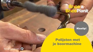 Polijsten met je boormachine [upl. by Naaitsirhc]