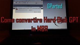 Convertire Hard Disk GPT in MBR per installare Windows 7 [upl. by Mara]