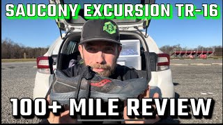 Saucony Excursion Trail Running Shoe 100 Mile Review [upl. by Past]