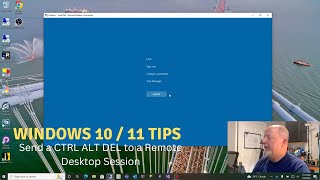 Windows 10  11 Tips  Send a Ctrl Alt Del to a RDP Session [upl. by Llesirg]