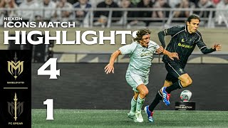 ATTACKERS vs DEFENDERS NEXON ICONS MATCH FULL MATCH HIGHLIGHTS SEEDORF PIRLO HENRY DROGBA [upl. by Jaal]