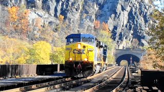 Train Scares Trespassers Inside Harpers Ferry Tunnel [upl. by Marris]