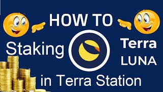 How To Staking Luna Coin in Terra Station  LUNA Wallet Tutorial [upl. by Gelhar]