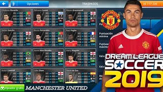 Plantilla del Manchester United 20212022 Para Dream League Soccer 2019  By Claudio DLS [upl. by Naihtniroc]