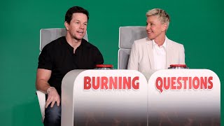 Mark Wahlberg Answers Ellen’s ‘Burning Questions’ [upl. by Suhpesoj]